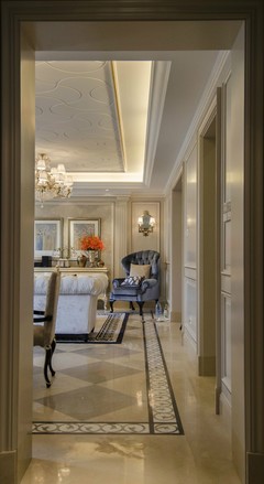 138平歐式豪華三居裝修實景 花季小區典雅生活范本